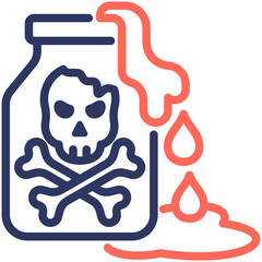 Chemical Pollution Icon