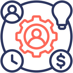 Resource Allocation Icon