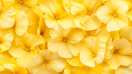 Fototapeta premium close up of vibrant yellow evening primrose flowers in full bloom