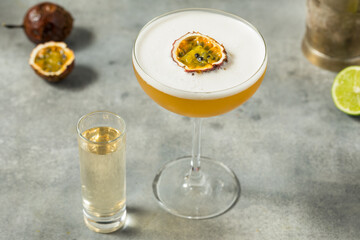 Cold Refreshing Porn Star Martini Cocktail
