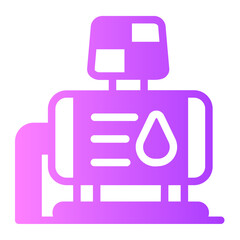 water pump gradient icon