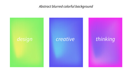 Fototapeta premium Abstract blurred colorful background 3