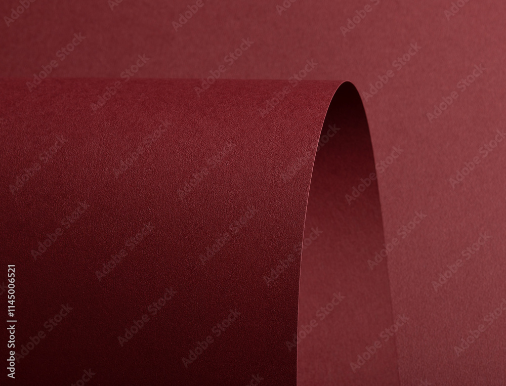 Aufkleber Decorative paper texture in warm brick red and marsala tones. Featuring a matte, grainy surface with a rustic, muted elegance, perfect for vintage or modern designs. Ideal for