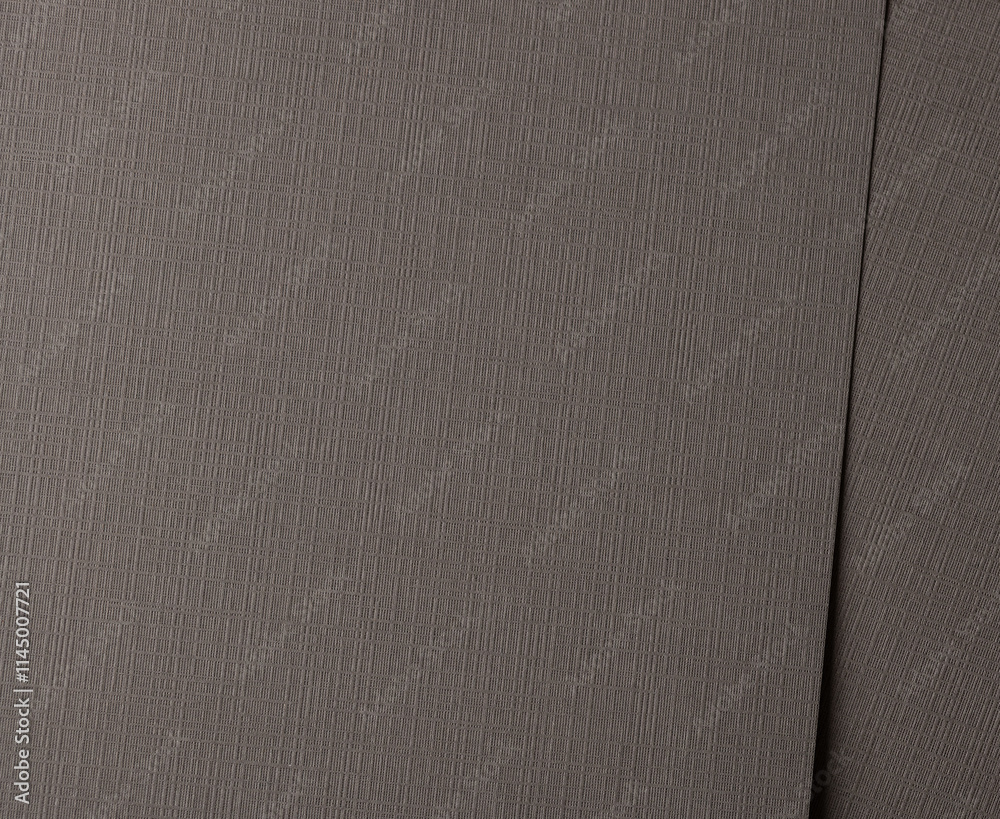 Aufkleber Brown paper texture with a linen like crosshatch pattern in neutral taupe and stone gray tones. Matte and muted surface, combining organic and sophisticated elements for premium