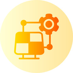 Solar Cell gradient icon