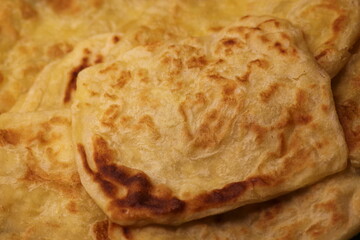 Moroccan Msemmen or Msemen Close Up