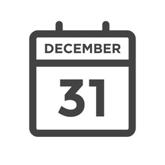December 31 Calendar Day or Calender Date a Deadline or Appointment