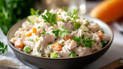Scrumptious Chicken Salad Dish - A Perfect Meal