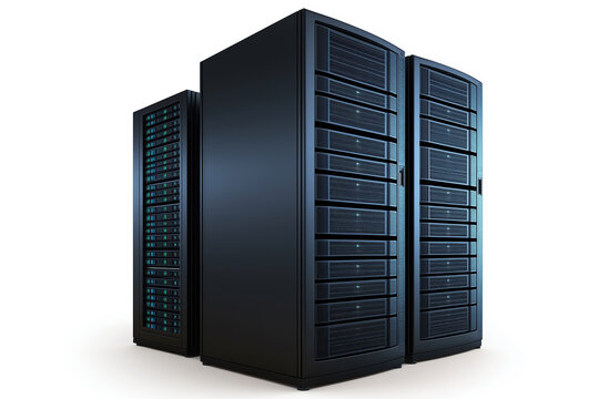 Advanced data storage systems lined up in a modern server room for efficient operations