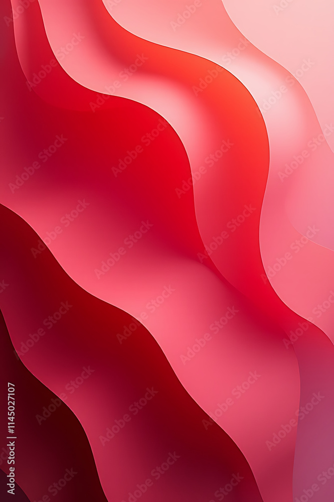 Leinwandbilder a modern fashion design features a red and pink abstract gradient as its striking background element
