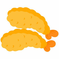 Ebi-Fry -Japanese fried shrimps.
 Japanese New Year's food.