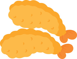 Ebi-Fry -Japanese fried shrimps.
 Japanese New Year's food.