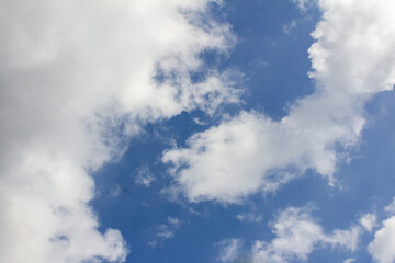 White Clouds in Blue Sky