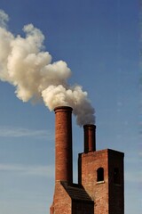 smoke from a chimney