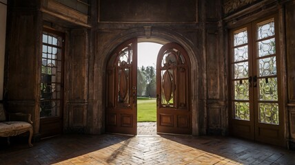 Fototapeta premium church door