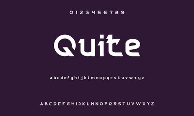 Creative geometric modern urban alphabet font. Digital abstract futuristic, fashion, sport, minimal technology typography.