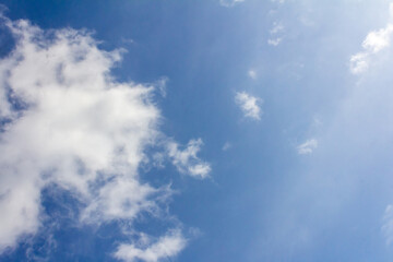 Obraz premium White Clouds in Blue Sky