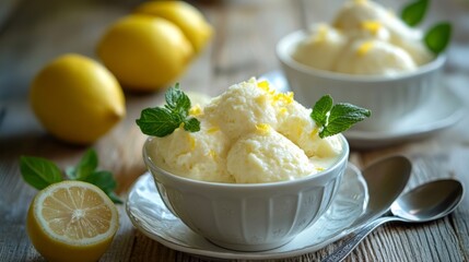 Lemon Ice Cream: Refreshing Summer Treat