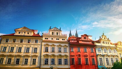 "Prague's Architectural Beauty Under the Glorious Sun"
