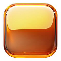 Glossy Rounded Corner Badge Mock-up, sleek design, vibrant colors, ideal for branding, versatile use with transparent background