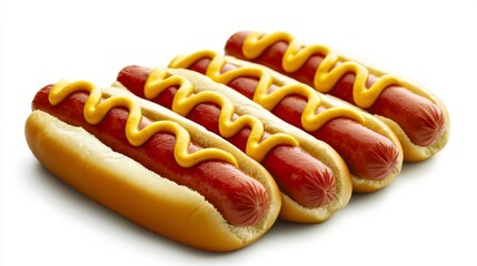 Mouthwatering Hot Dogs with Mustard