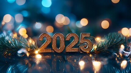 Celebrate the arrival of 2025 with a glamorous New Year celebration in gold