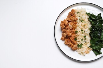 Photography of homemade plated meals. Ranging from rice dishes to wraps to chicken to pasta.