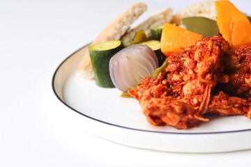 Photography of homemade plated meals. Ranging from rice dishes to wraps to chicken to pasta.