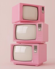 tv set with shadow