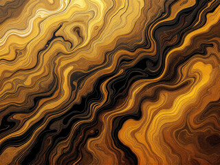 Luxurious gold and black swirling pattern with a glossy, elegant texture.