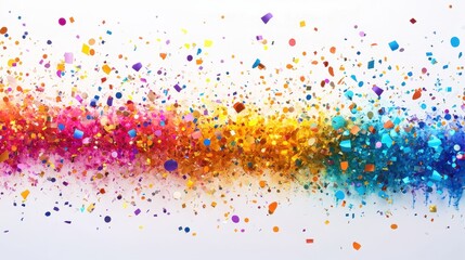 Confetti backgrounds white background celebration.