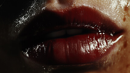 Obraz premium close up of a lips