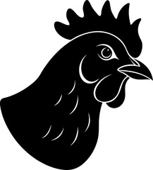 hen-head-silhouette