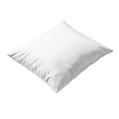 Naklejka premium white pillow isolated on white