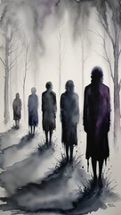 people walking in the city