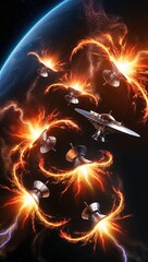 explosion background