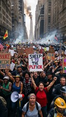 people walking on the street