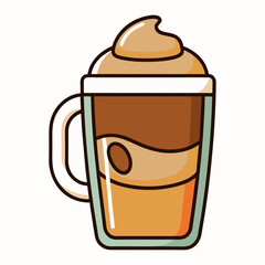 coffee cup refreshment isolated icon


