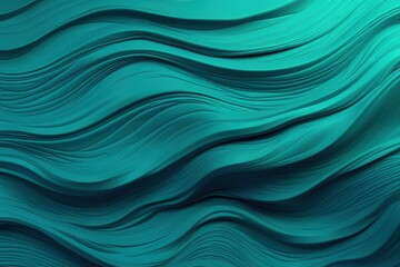 Turquoise background with waves.