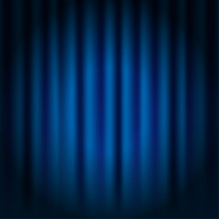 Background blue curtains for the stage