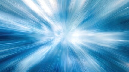 Obraz premium Abstract Blue Radiating Light Speed Burst Image