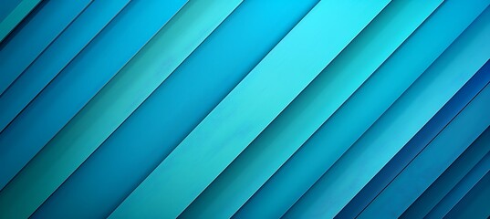 Blue and cyan abstract background featuring smooth diagonal lines forming a sharp and modern geometric visual style.