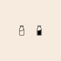 Dairy icon flat vector design.