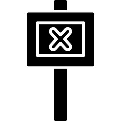 Fototapeta premium Disagree Icon