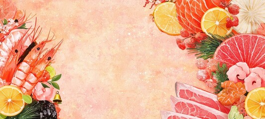 Fresh seafood platter display restaurant food art elegant setting close-up gastronomic delight