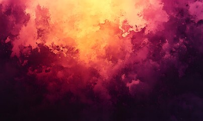 Fototapeta premium Abstract fiery clouds with color blend.