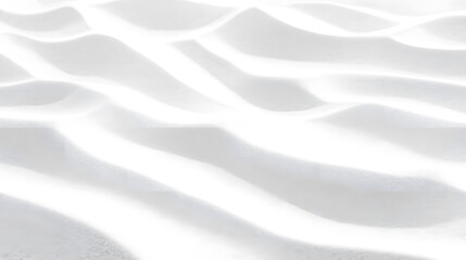 Fototapeta premium White sand texture background with wave patterns