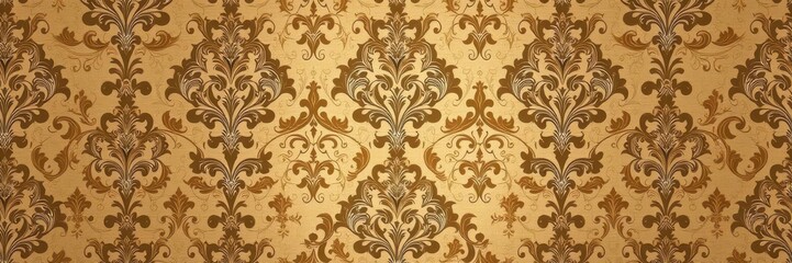 Intricate and elegant damask pattern on a luxurious background, pattern, background