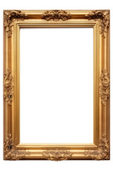 Empty vintage picture frame