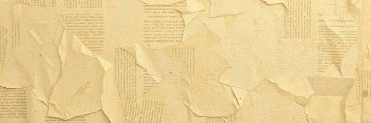 Fototapeta premium Old ripped torn posters textures backgrounds grunge creased crumpled paper vintage collage placards empty space text backdrop surface, crumpled, textures